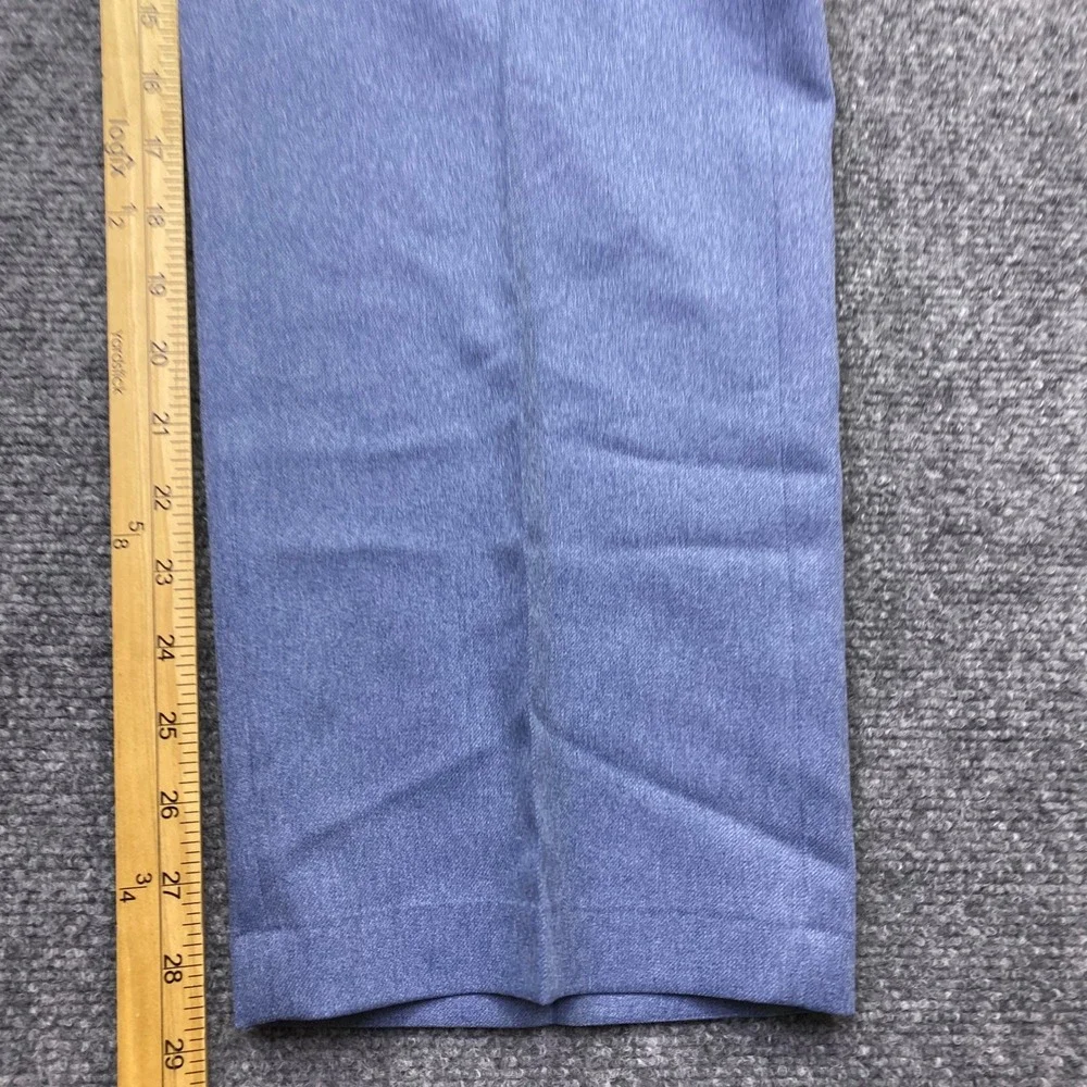 Vintage Levis Action Slacks Mens 34x29 Blue Heather Straight Leg Trousers Taloon
